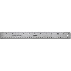 UNIVERSAL - Steel Rules Length (Inch): 12 Material: Stainless Steel - All Tool & Supply