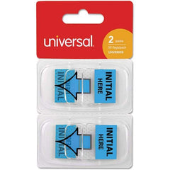 UNIVERSAL - Self-Stick Page Flags Style: Flag Color: Blue - All Tool & Supply