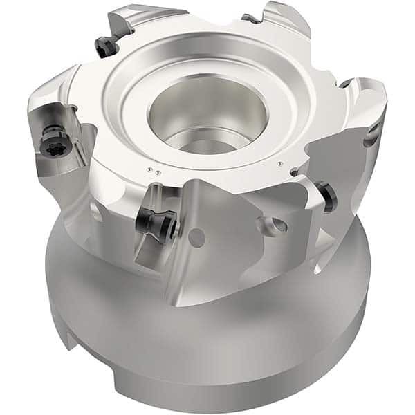 Seco - Indexable High-Feed Face Mills Cutting Diameter (Inch): 2.480 Cutting Diameter (mm): 63.00 - All Tool & Supply