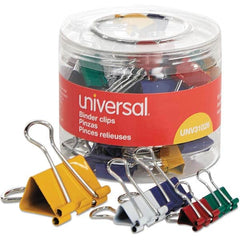 UNIVERSAL - Binder Clips Binder Type: Binder Clip Capacity (Inch): 0.63 - All Tool & Supply