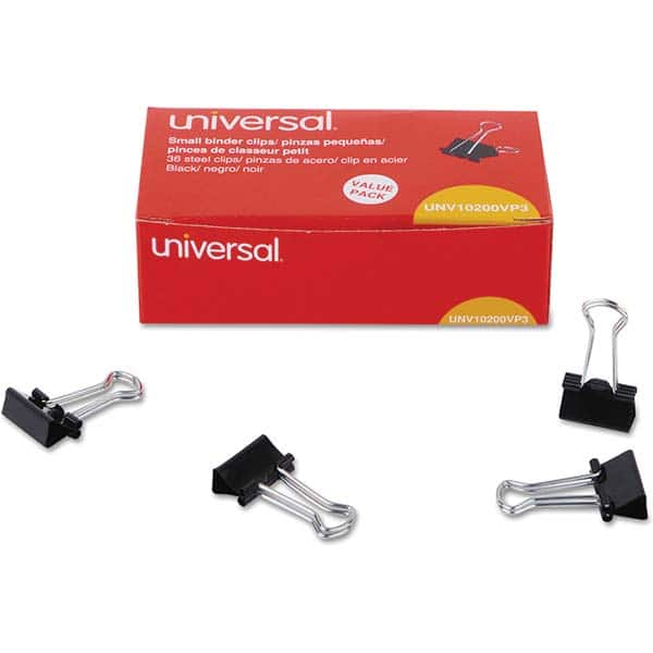 UNIVERSAL - Binder Clips Width (Inch): 0.75 Binder Type: Binder Clip - All Tool & Supply