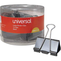 UNIVERSAL - Binder Clips Width (Inch): 2 Binder Type: Binder Clip - All Tool & Supply