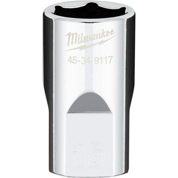 Milwaukee Tool - Hand Sockets Drive Size (Inch): 1/2 Size (mm): 16.0000 - All Tool & Supply