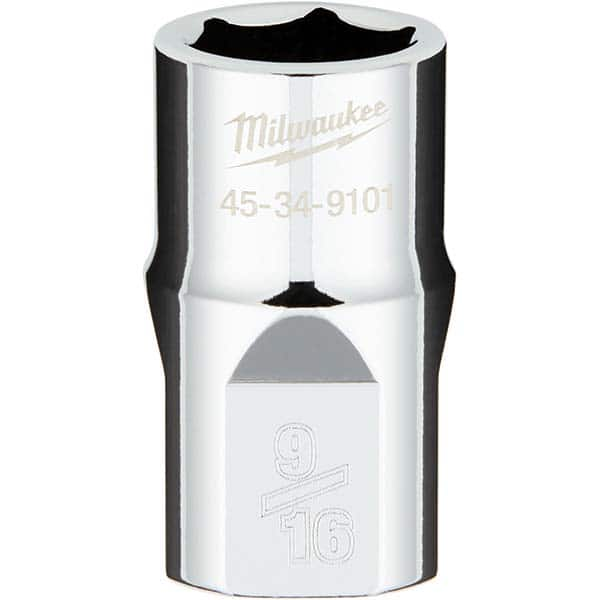 Milwaukee Tool - Hand Sockets Drive Size (Inch): 1/2 Size (Inch): 9/16 - All Tool & Supply