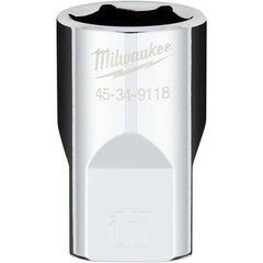 Milwaukee Tool - Hand Sockets Drive Size (Inch): 1/2 Size (mm): 17.0000 - All Tool & Supply