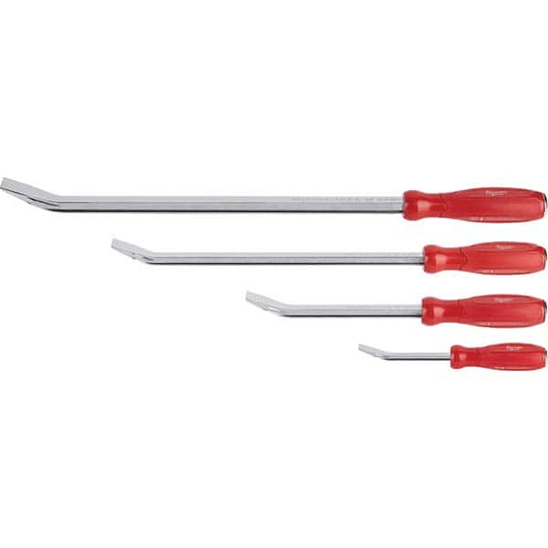 Milwaukee Tool - Pry Bar Sets Type: Pry Bar Set Number of Pieces: 4.000 - All Tool & Supply