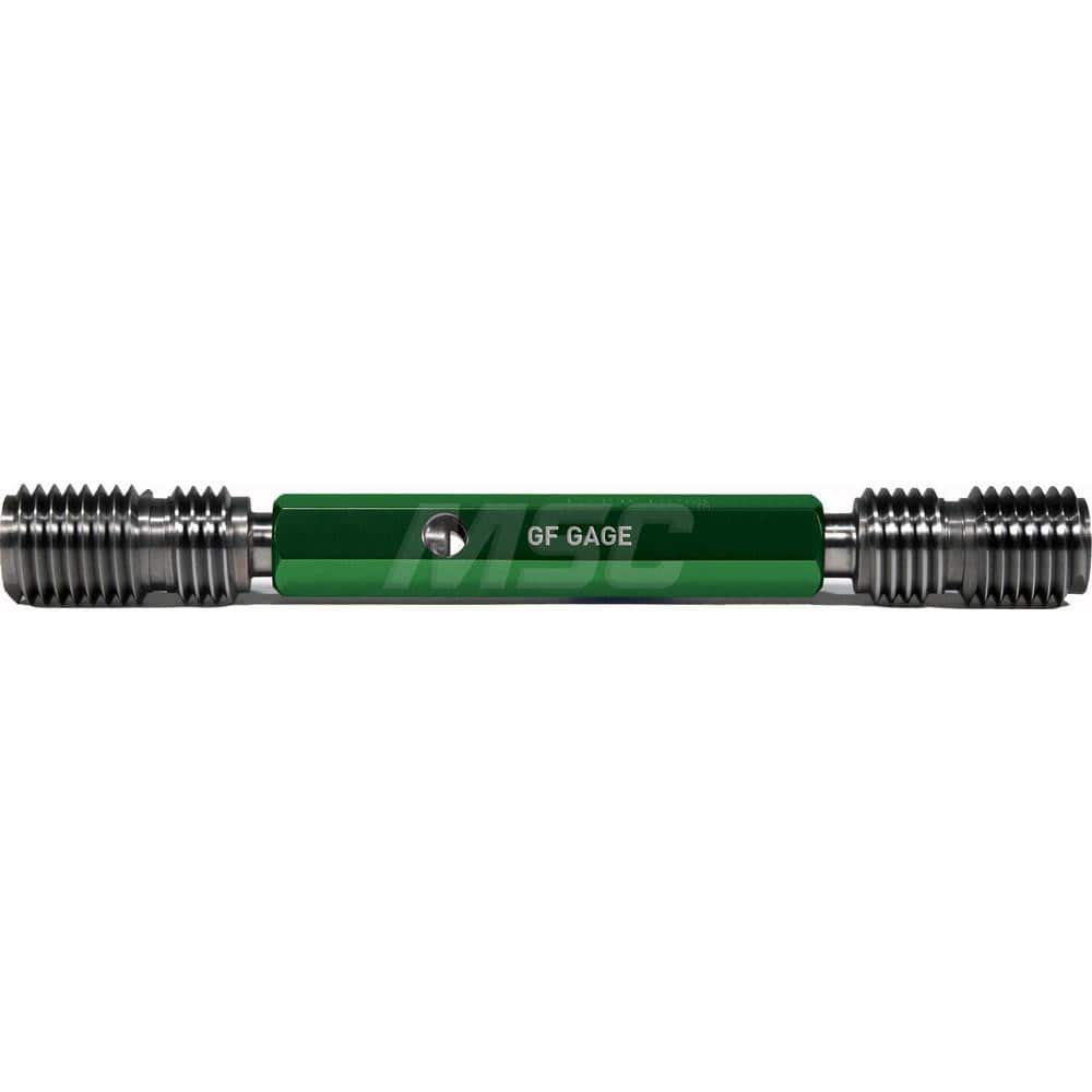 Thread Setting Go/No Go Gages; Type: Hilo Thread Setting Plug Gage; Go/No Go: Go/No Go; Thread Size: #1-72; Classification: 2A; Calibrated: No; Traceability Certification Included: Certificate of Compliance; Thread Type: UNF; Handle Size: 000; Material: H