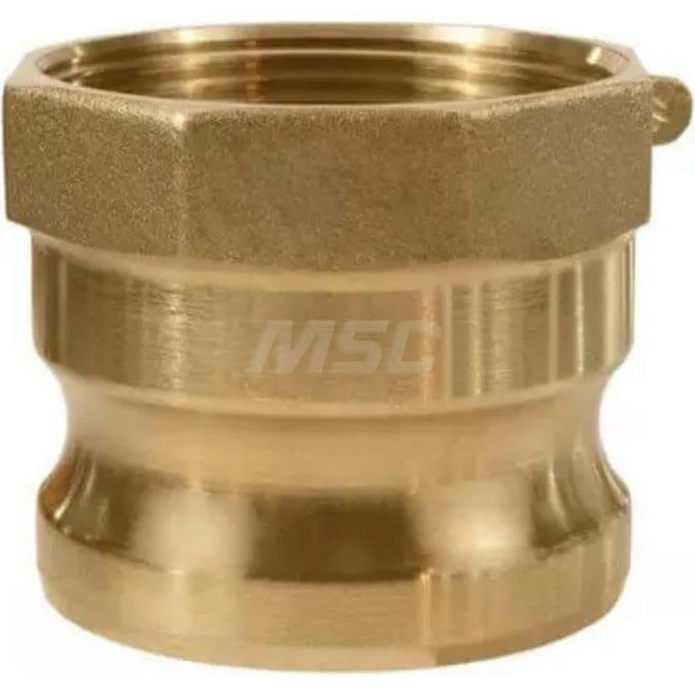 A Type Quick Coupling: 2-1/2″ Hose ID, 2-1/2″ Part A, Brass