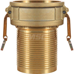 C Type Quick Coupling: 2-1/2″ Hose ID, 2-1/2″ Part C, Brass