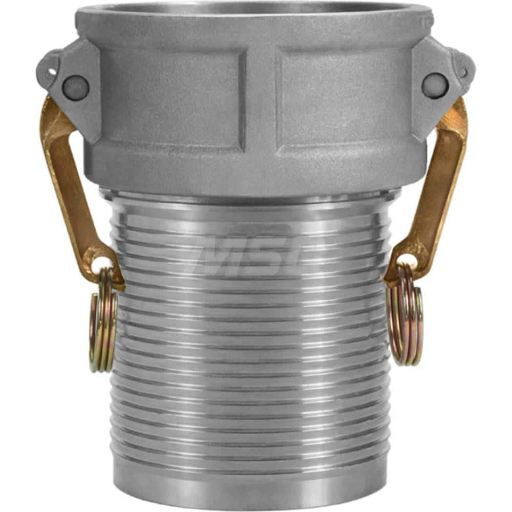 C-AL Type Quick Coupling: 4″ Hose ID, 4″ Part C, Aluminum