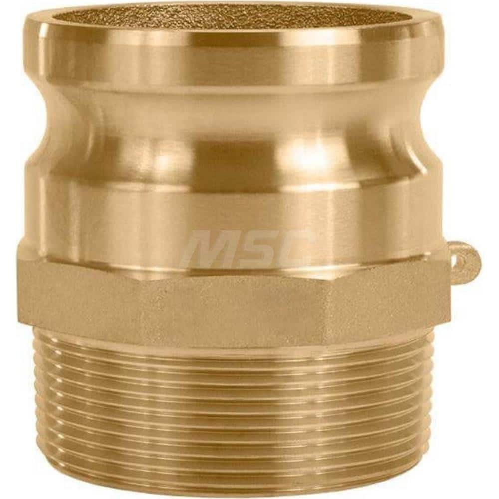 F Type Quick Coupling: 3″ Hose ID, 3″ Part F, Brass