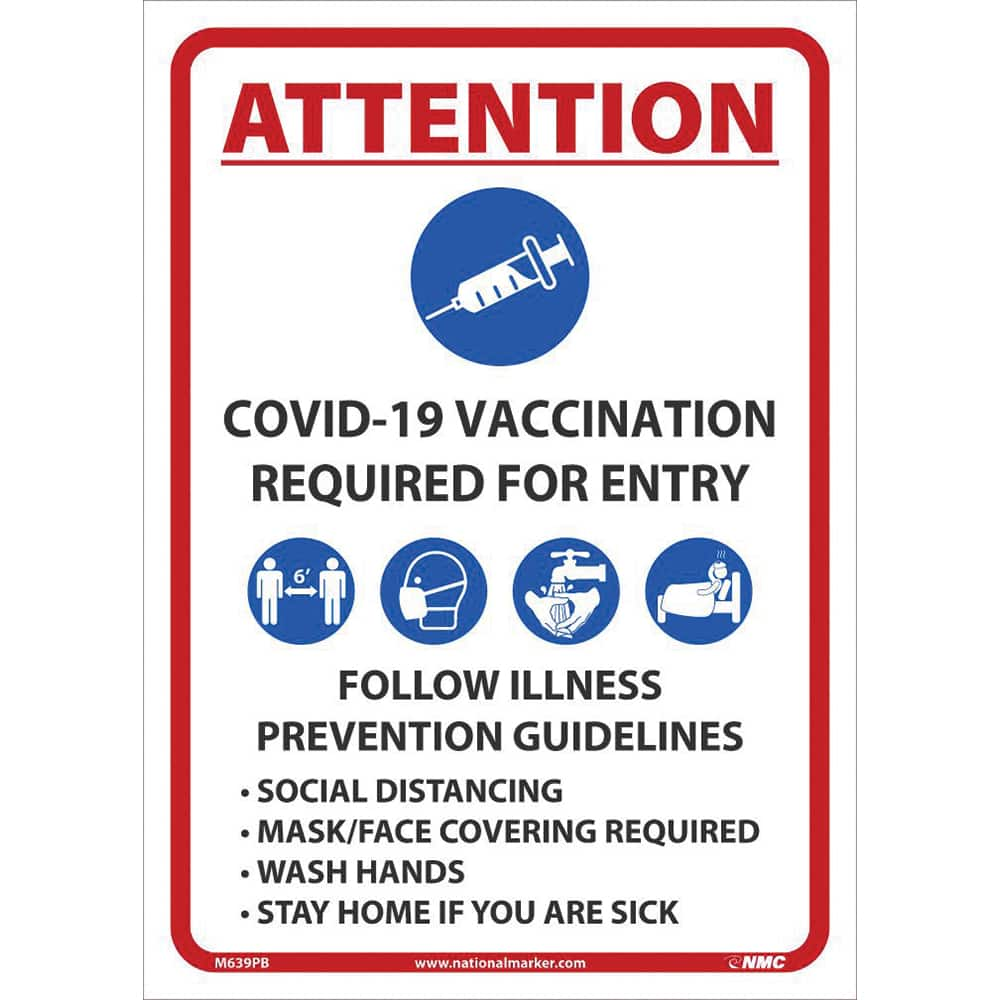 NMC - Safety Signs Message Type: COVID-19 Message or Graphic: Message & Graphic - All Tool & Supply