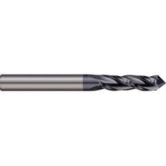 Drill Mill: 1/2″ Dia, 1″ LOC, 3 Flutes, 90 ° Point, Solid Carbide 3″ OAL, 1″ Shank Dia, AlTiN Finish