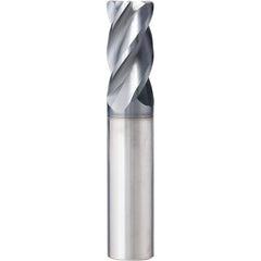 Supermill - 1" Diam 4 Flute Solid Carbide 0.09" Corner Radius End Mill - All Tool & Supply