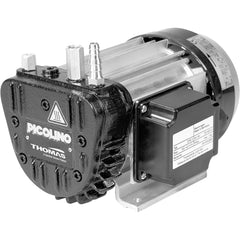 Thomas - Rotary Vane-Type Vacuum Pumps Voltage: 115 VAC Length (Decimal Inch): 8.2300 - All Tool & Supply