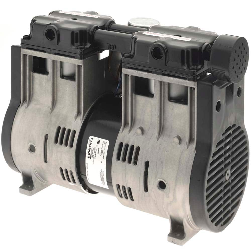 Thomas - Piston-Type Vacuum Pumps Type: Vacuum Voltage: 115 VAC - All Tool & Supply