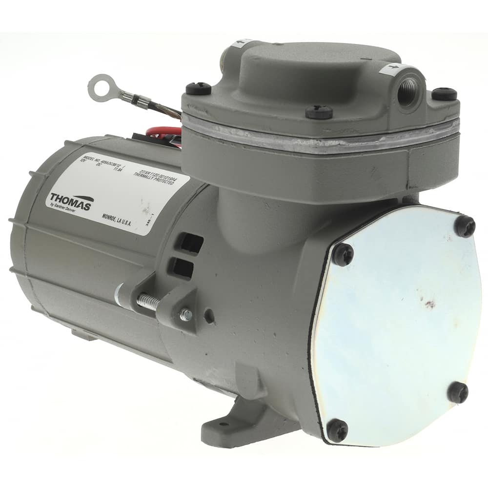 Thomas - Piston-Type Vacuum Pumps Type: Compressor Voltage: 12 VDC - All Tool & Supply