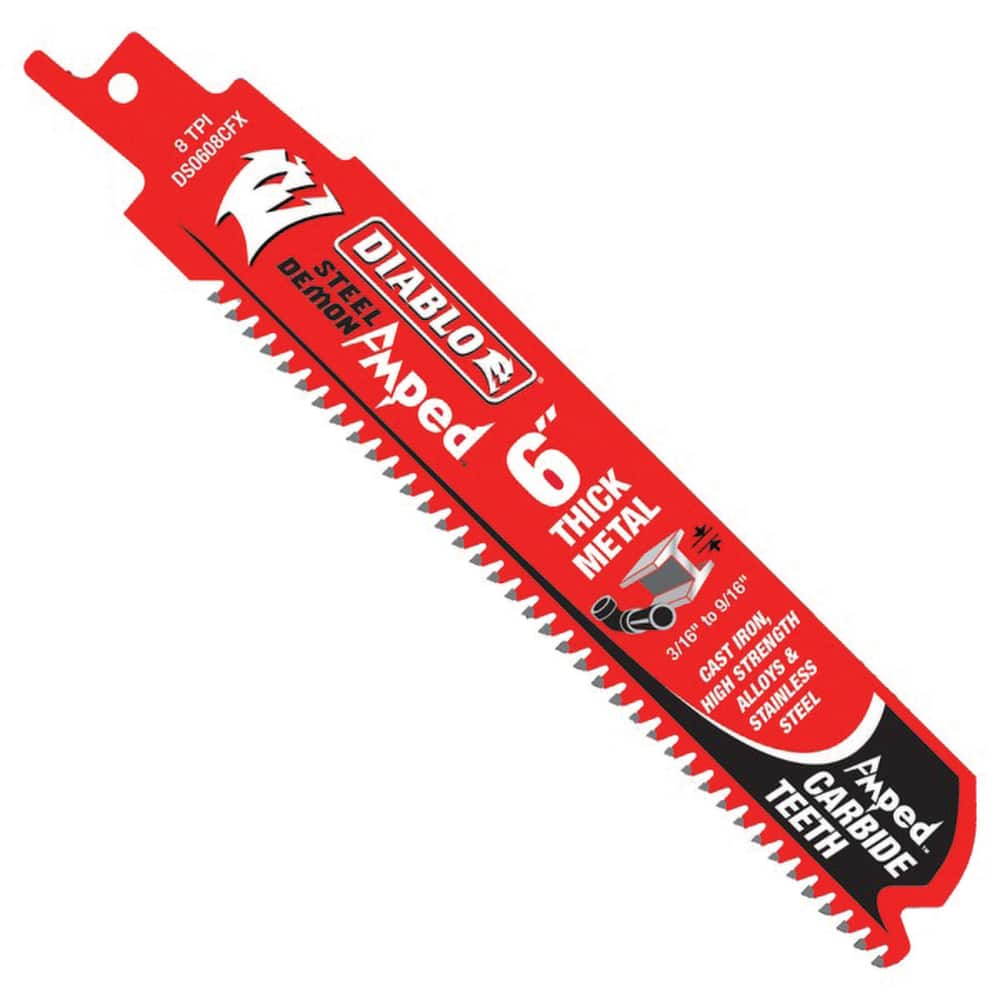 Freud - Reciprocating Saw Blades Blade Material: Carbon Steel; Carbide Blade Length (Inch): 6 - All Tool & Supply