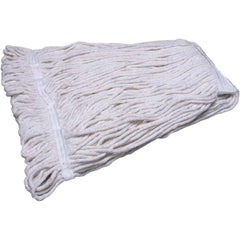 Ability One - Wet Mop Heads & Pads; Style: Loop End ; Material: Yarn ; Approximate Weight (oz.): 32 ; Mop Color: Natural ; Headband Size (Inch): 1-1/4 ; Connection Type: Clamp Jaw - Exact Industrial Supply