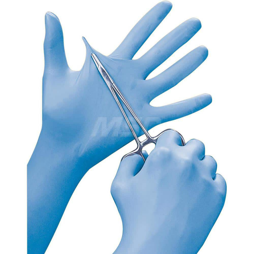 Ability One - Disposable/Single Use Gloves; Powder Style: Powder Free ; Material: Nitrile ; Thickness (mil): 5 ; Finish: Smooth ; Grade: Industrial ; FDA Approved: FDA Approved - Exact Industrial Supply