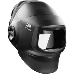 Welding Helmet: Black, PPA Black, PPA, 6.6929″ Window Width x 4.0945″ Window Height, Lift Front, Clear Lens