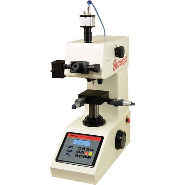 Starrett - Bench Top Hardness Testers Scale Type: Micro Vickers Minimum Hardness: 1HV - All Tool & Supply