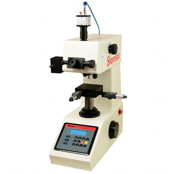 Starrett - Bench Top Hardness Testers Scale Type: Micro Vickers Minimum Hardness: 1HV - All Tool & Supply