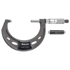 Starrett - Mechanical Outside Micrometers Minimum Measurement (mm): 50.00 Maximum Measurement (mm): 75.00 - All Tool & Supply