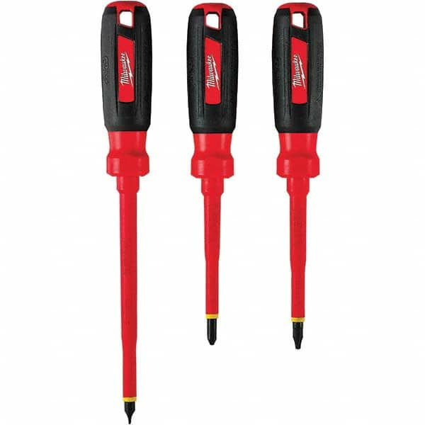 Milwaukee Tool - Screwdriver Sets Screwdriver Types Included: Slotted Number of Pieces: 3 - All Tool & Supply