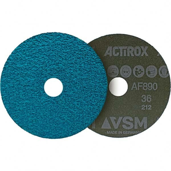 VSM - 9-1/4" Diam, 7/8" Hole, 36 Grit Ceramic Fiber Disc - All Tool & Supply