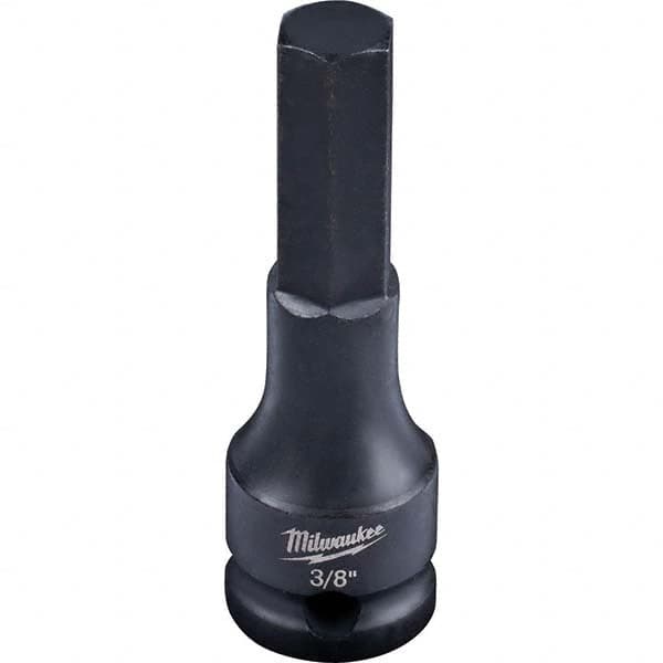 Milwaukee Tool - Impact Hex & Torx Bit Sockets Drive Size (Inch): 3/8 Hex Size (Inch): 3/8 - All Tool & Supply