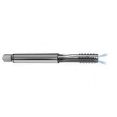 M10 x 1.0 Dia. - 6H - 4 FL - Carbide Semi-Bott Tap - Bright Finish-Coolant-Thru-FORM-C - All Tool & Supply