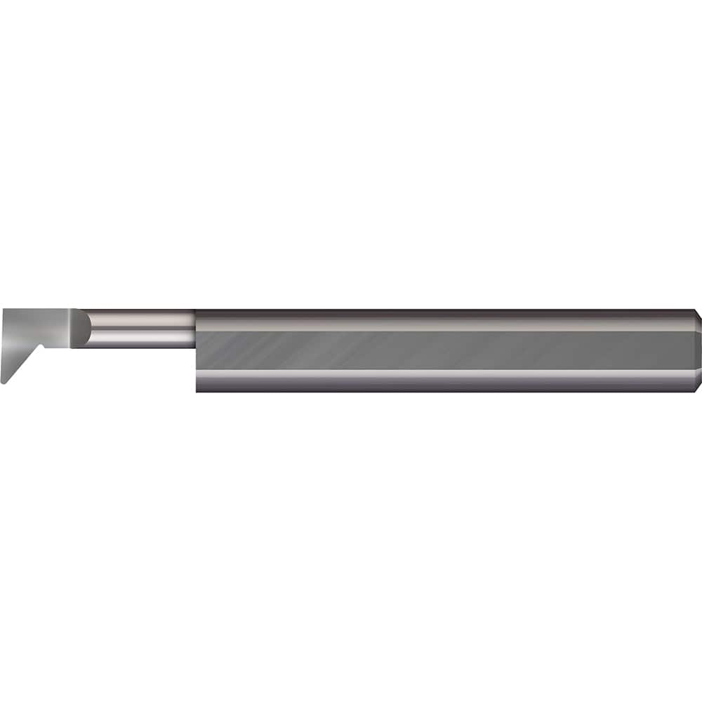 Profiling Tools; Minimum Bore Diameter (Decimal Inch): 0.1240; Maximum Bore Depth (Decimal Inch): 3/8; Radius: 0.0050; Overall Length (Decimal Inch): 1-1/2; Shank Diameter (Inch): 1/8; Projection: Projection; Finish/Coating: Uncoated; Projection (Decimal