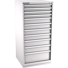 Storage Cabinet: 28-1/4″ Wide, 28-1/2″ Deep, 59-1/2″ High 440 lb Capacity, 11 Drawer