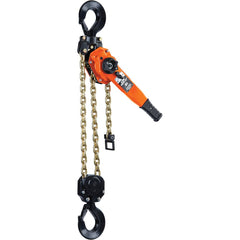 CM - Manual Hoists-Chain, Rope & Strap; Type: Lever ; Lifting Material: Chain ; Capacity (Lb.): 6000 ; Lift Height (Feet): 5 ; Minimum Headroom: 18.6875 ; Lever Force to Operate Hoist: 73.00 - Exact Industrial Supply