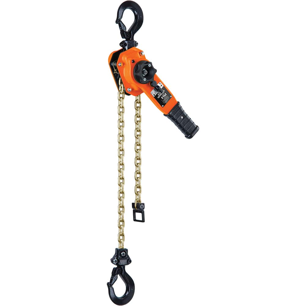 CM - Manual Hoists-Chain, Rope & Strap; Type: Lever ; Lifting Material: Chain ; Capacity (Lb.): 4000 ; Lift Height (Feet): 20 ; Minimum Headroom: 16.14 ; Number of Chains: 2 - Exact Industrial Supply