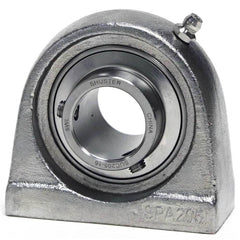 Shuster - SUCSPA207-20, 1-1/4" ID, 4-1/4" OAL x 3-3/4" OAH, Tap Base Pillow Block - Exact Industrial Supply