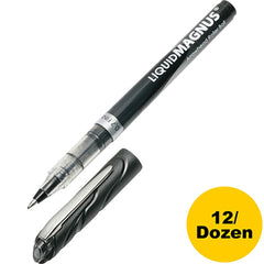 Ability One - Pens & Pencils; Type: Rollerball Pen ; Color: Black ; Tip Type: 0.7MM - Exact Industrial Supply