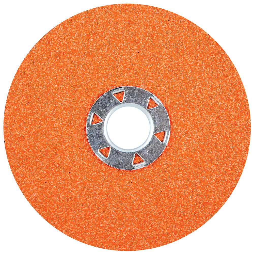 Norton - 4-1/2" Diam, 5/8-11 Hole, 36 Grit Ceramic Alumina Fiber Disc - Exact Industrial Supply