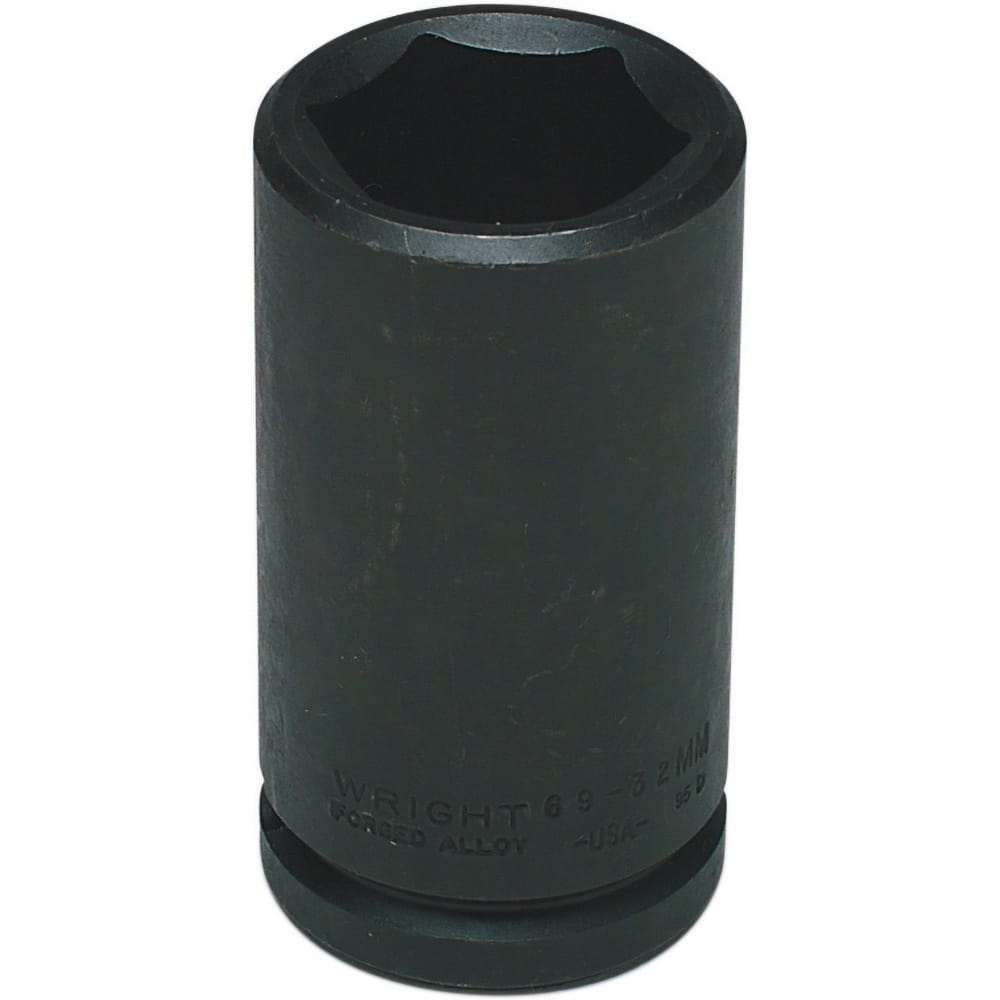 Wright Tool & Forge - Impact Sockets; Drive Size: 3/4 ; Size (mm): 19.0000 ; Type: Deep ; Style: Impact Socket ; Style: Impact Socket ; Style: Impact Socket - Exact Industrial Supply