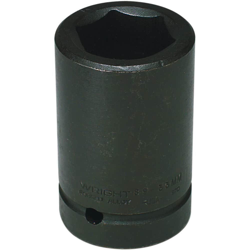 Wright Tool & Forge - Impact Sockets; Drive Size: 1 ; Size (mm): 85.0000 ; Type: Deep ; Style: Impact Socket ; Style: Impact Socket ; Style: Impact Socket - Exact Industrial Supply