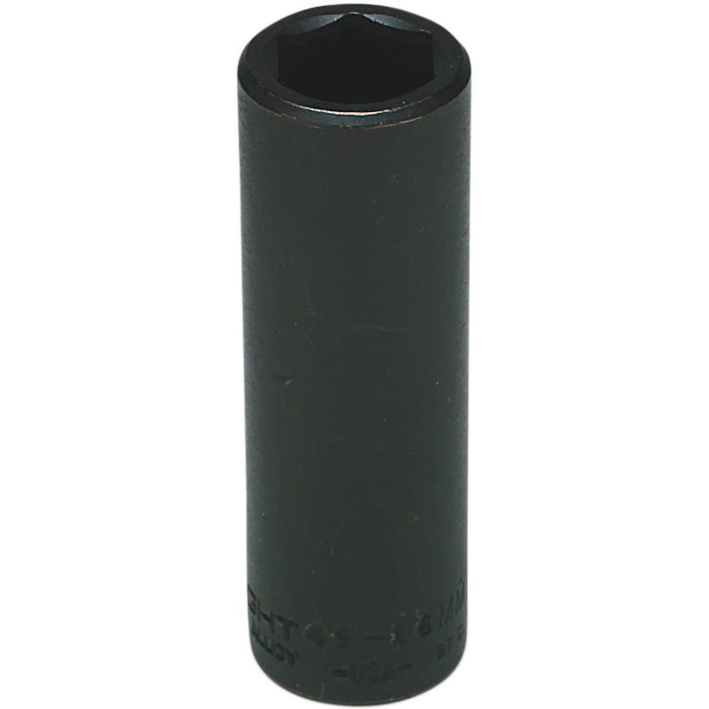 Wright Tool & Forge - Impact Sockets; Drive Size: 1/2 ; Size (mm): 12.0000 ; Type: Deep ; Style: Impact Socket ; Style: Impact Socket ; Style: Impact Socket - Exact Industrial Supply