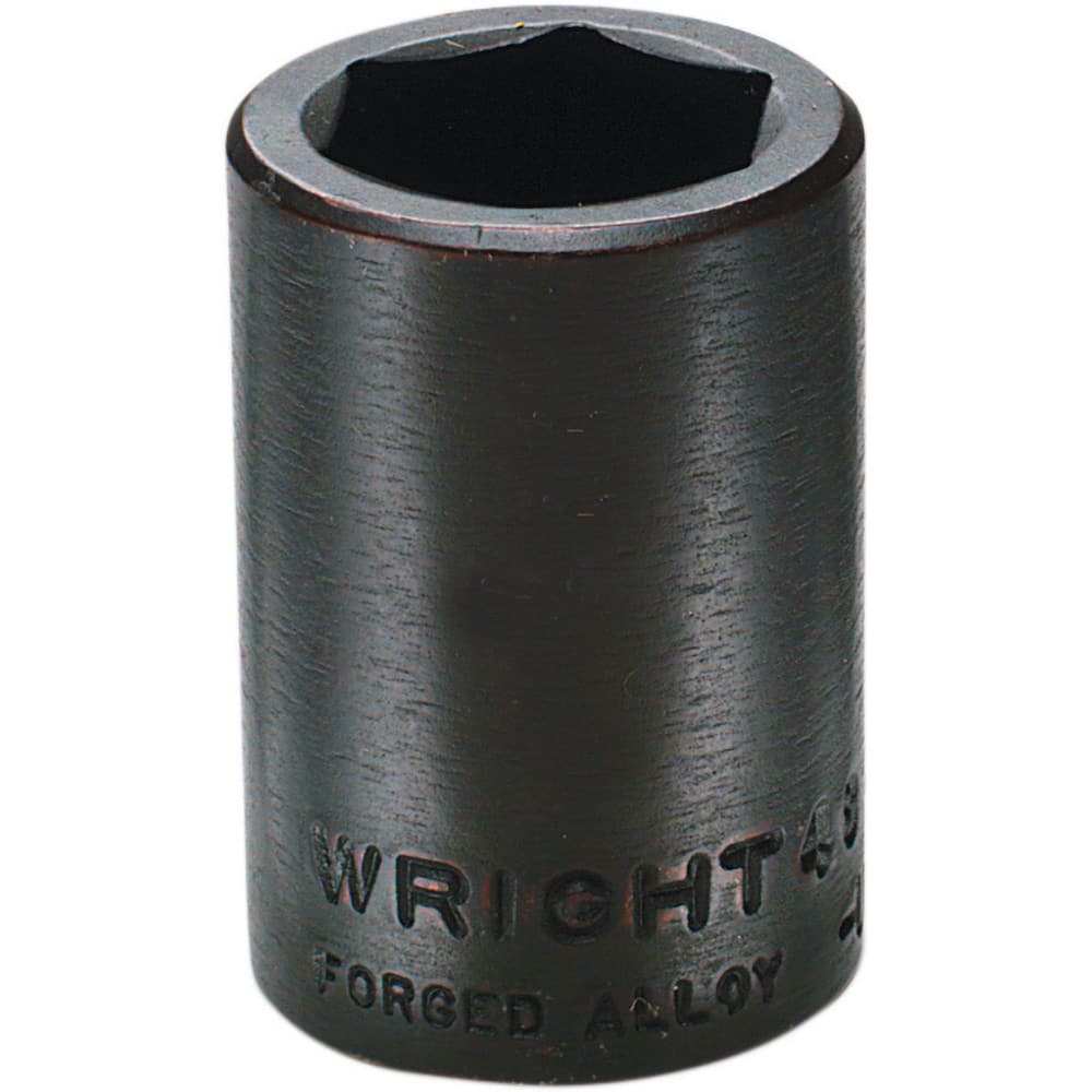 Wright Tool & Forge - Impact Sockets; Drive Size: 1/2 ; Size (mm): 30.0000 ; Type: Standard ; Style: Impact Socket ; Style: Impact Socket ; Style: Impact Socket - Exact Industrial Supply