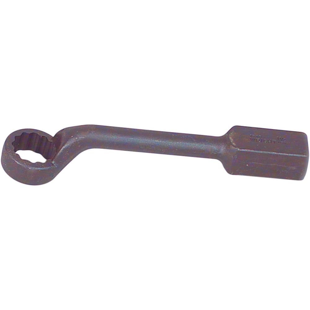 Wright Tool & Forge - Box Wrenches; Wrench Type: Striking ; Tool Type: Offset ; Size (Inch): 2-3/8 ; Number of Points: 12 ; Head Type: Single End ; Finish/Coating: Black - Exact Industrial Supply