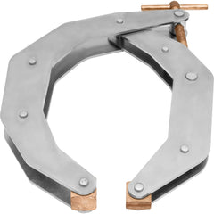 Kant Twist - Cantilever Clamps; Handle Style: T-Handle ; Maximum Opening Capacity (Inch): 6 ; Open Throat Depth (Inch): 8-5/8 ; Closed Throat Depth (Inch): 8-3/4 ; Jaw Material: Copper Plated Steel ; Load Capacity (Lb.): 845.000 - Exact Industrial Supply