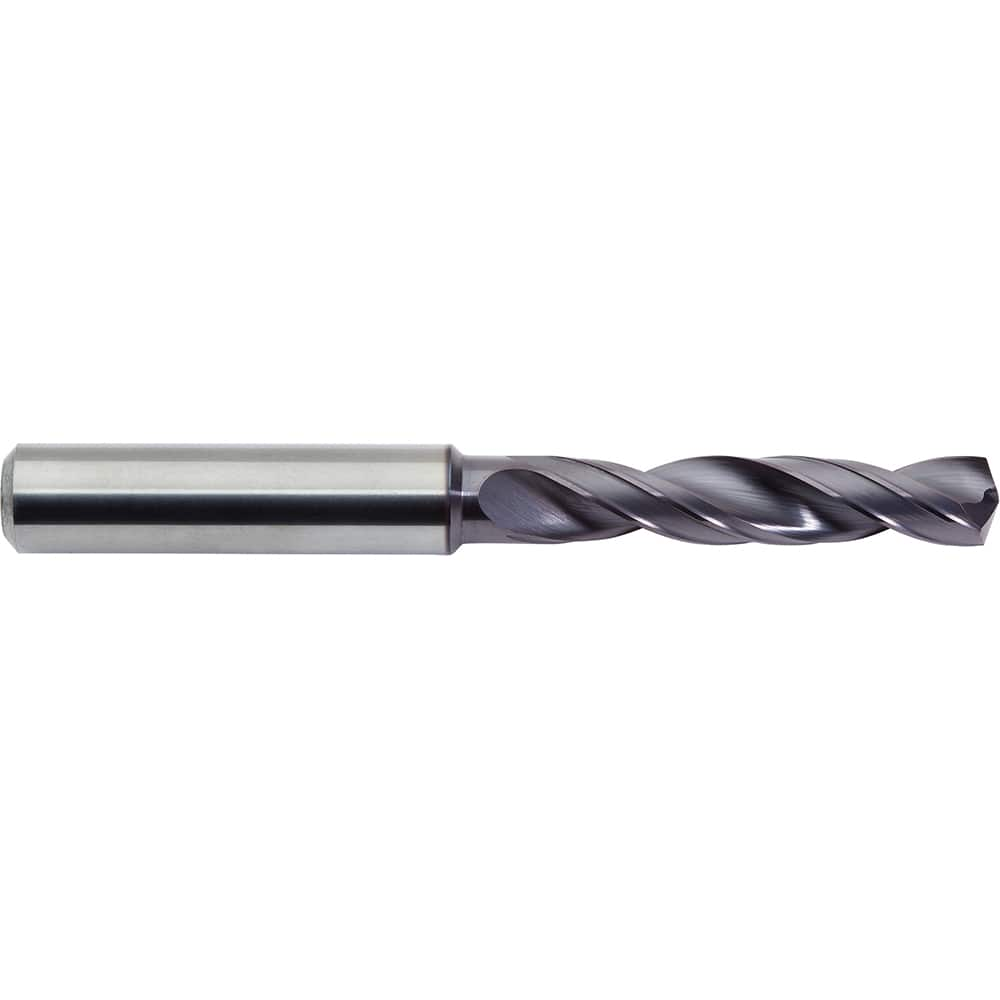 M.A. Ford - Screw Machine Length Drill Bits; Drill Bit Size (Decimal Inch): 0.3543 ; Drill Bit Size (mm): 9.00 ; Drill Point Angle: 142 ; Drill Bit Material: Carbide ; Drill Bit Finish/Coating: ALtima? Plus ; Flute Type: Helical - Exact Industrial Supply