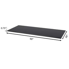 JHC Fabrication - Workbench & Workstation Accessories; Type: Workbench Top ; For Use With: Workbench ; Height: 3/4 (Inch); Width (Inch): 30 ; Material: Workbench Top ; Color: Black - Exact Industrial Supply