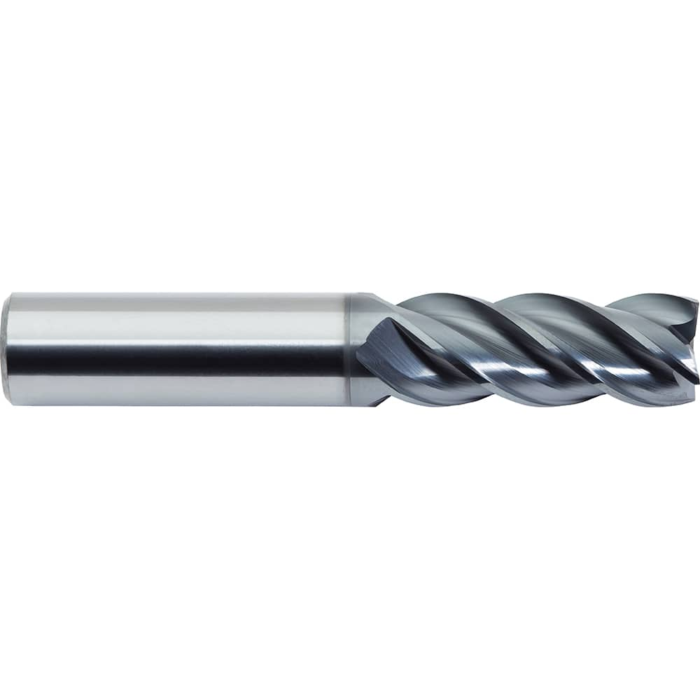 M.A. Ford - Square End Mills; Mill Diameter (Inch): 3/8 ; Mill Diameter (Decimal Inch): 0.3750 ; Number of Flutes: 4 ; Length of Cut (mm): 63.5000 ; Length of Cut (Inch): 2-1/2 ; Length of Cut (Decimal Inch): 2.5000 - Exact Industrial Supply