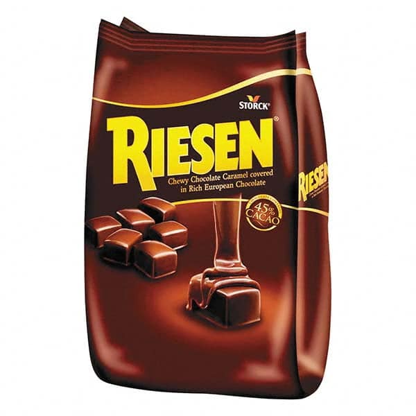 Riesen - Snacks, Cookies, Candy & Gum Breakroom Accessory Type: Candy Breakroom Accessory Description: Chocolate Caramel Candies, 30oz Bag - All Tool & Supply