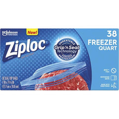 Ziploc - Reclosable Food & Sandwich Bags Volume Capacity: 1 Qt. Width (Inch): 6.970 - All Tool & Supply